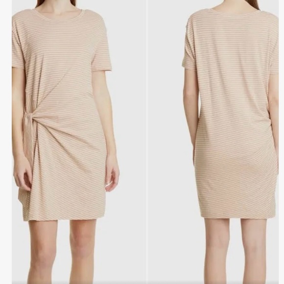 NWT-VINCE SIDE TIE DRESS - Picture 3 of 5